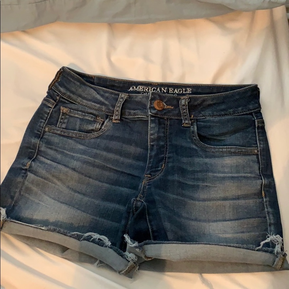 American Eagle super stretch jean shorts